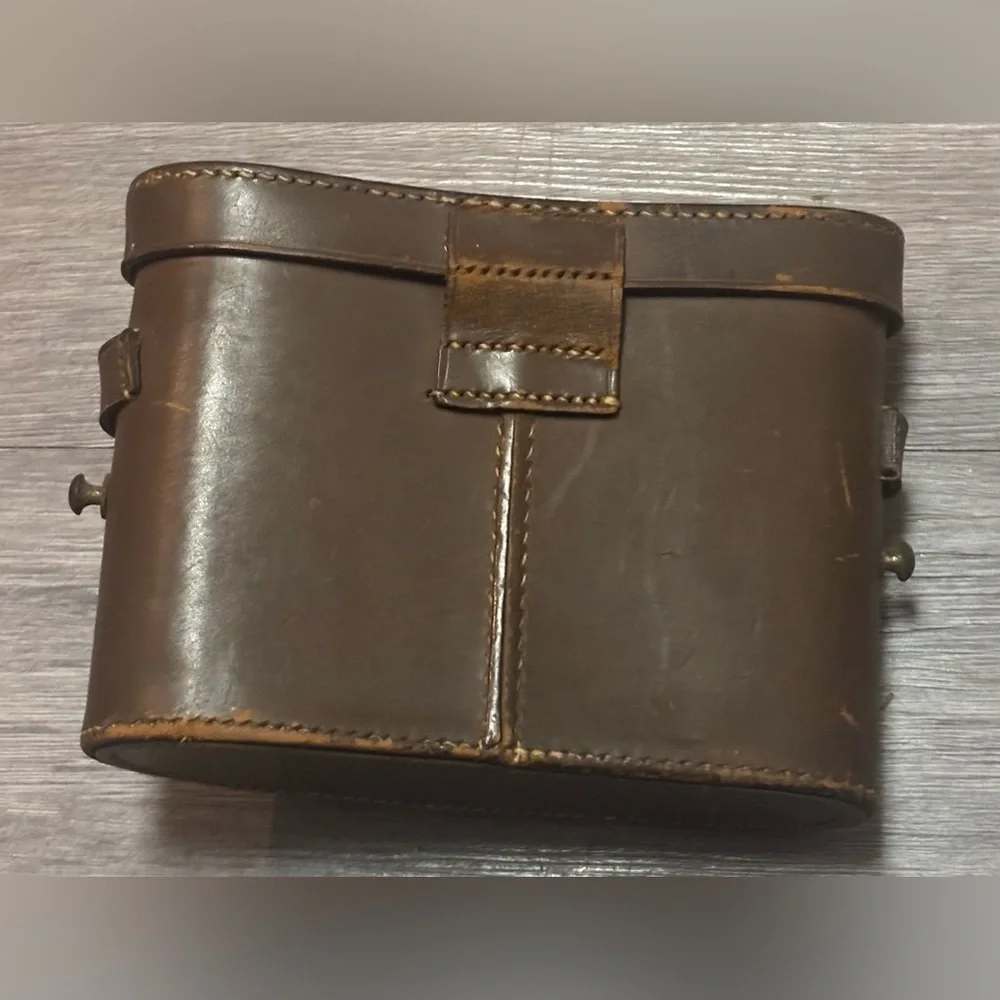 Vintage Post WWII 1940s/50s British Leather Binocular Case – 